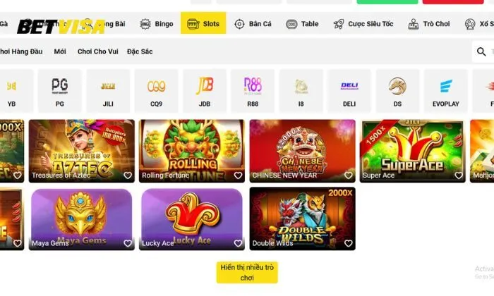 Lucky Ace Betvisa Tìm kiếm và chọn tham gia chơi game Lucky Ace Betvisa